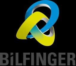 Logotyp för Bilfinger – kund inom företagsboende i Göteborg